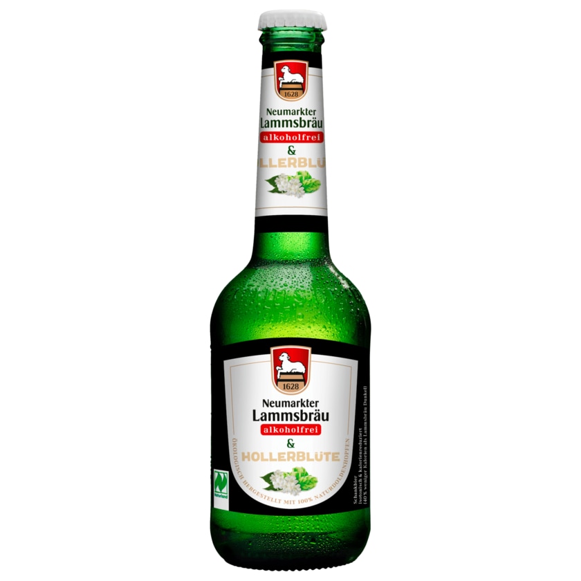 Neumarkter Lammsbräu Bio alkoholfrei + Hollerblüte alkoholfrei 0,33l